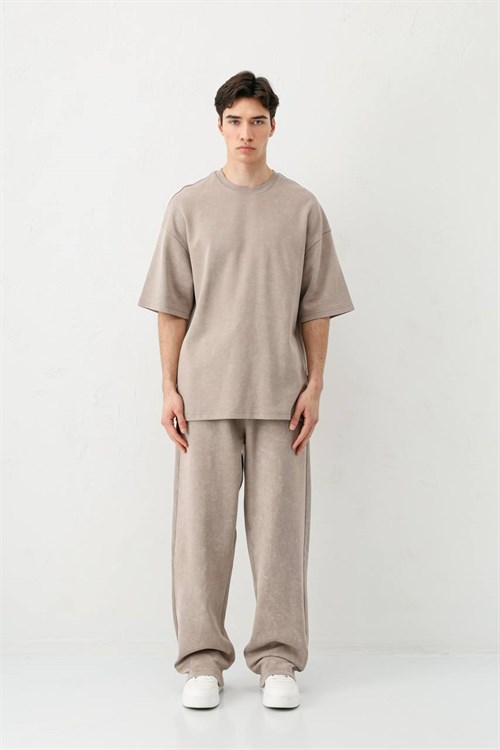 Wholesale Mens Stone T-Shirt and Pants Set