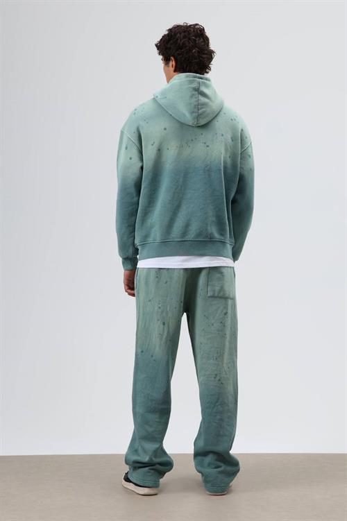 Wholesale Mens Turquoise Oversize Tracksuit 