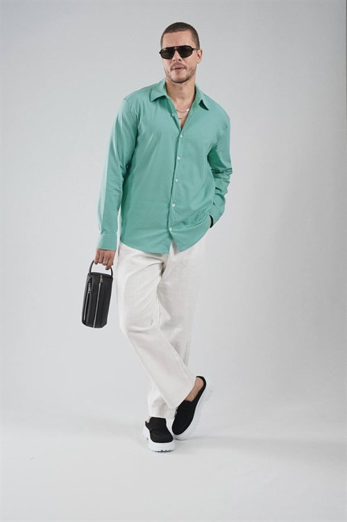 Wholesale Mens Turquoise Shirt