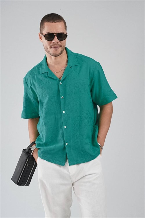 Wholesale Mens Turquoise Shirt