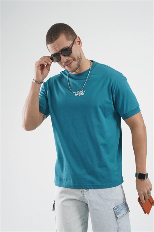 Wholesale Mens Turquoise T-Shirt