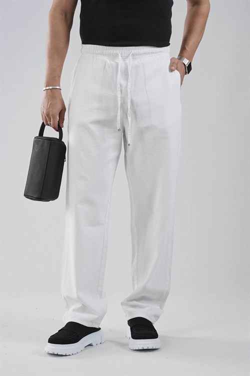 Wholesale Mens White Baggy Pants