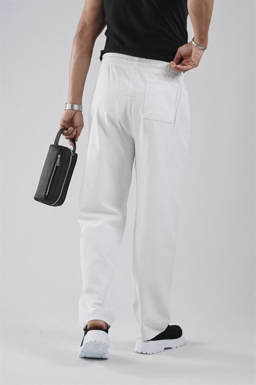 Wholesale Mens White Baggy Pants