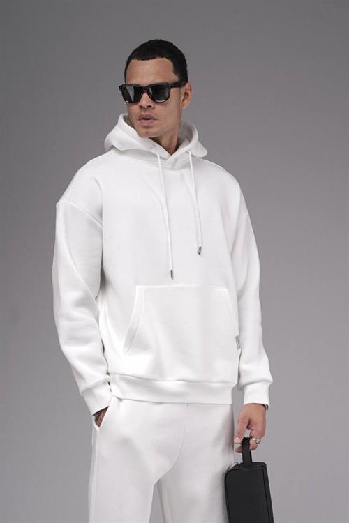 Wholesale Mens White Oversize Tracksuit