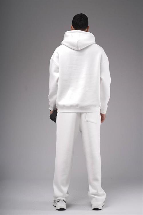 Wholesale Mens White Oversize Tracksuit