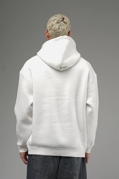 Wholesale Mens White Oversized Sweatshirt 