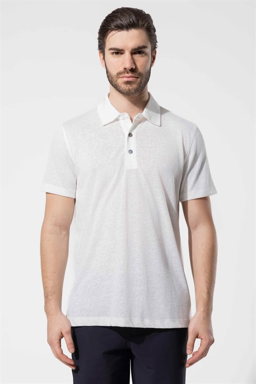 Wholesale Mens White Polo T-Shirt