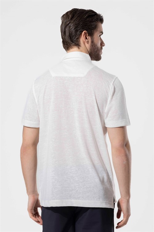 Wholesale Mens White Polo T-Shirt