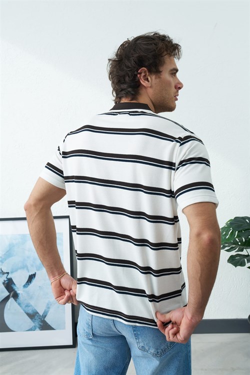 Wholesale Mens White Polo T-Shirt