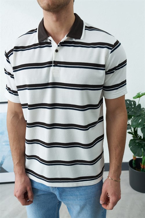 Wholesale Mens White Polo T-Shirt