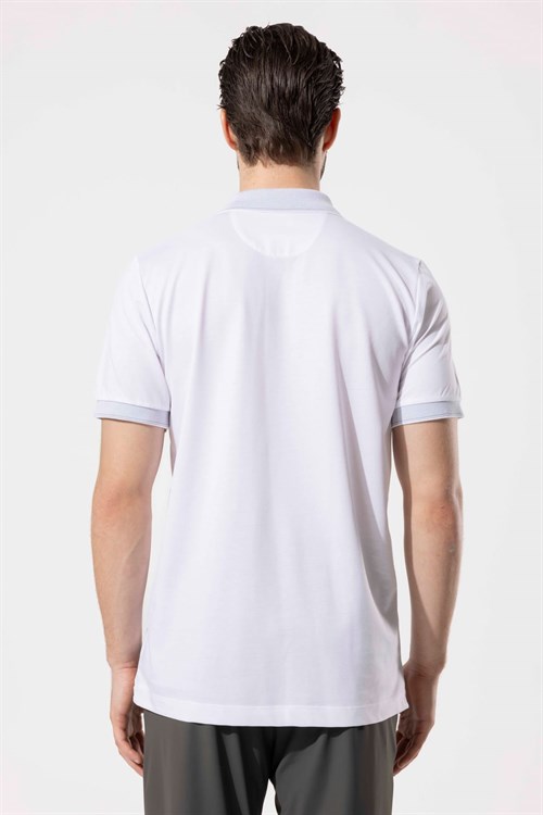Wholesale Mens White Polo T-Shirt