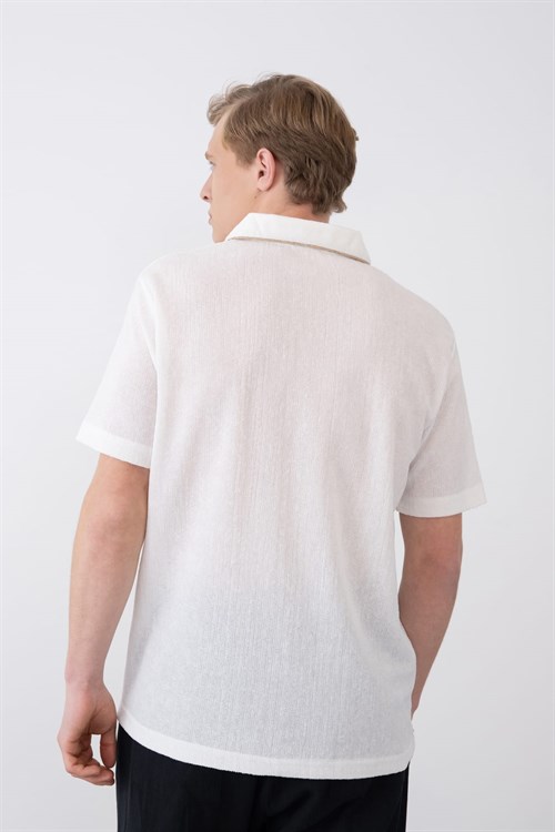 Wholesale Mens White Polo T-Shirt