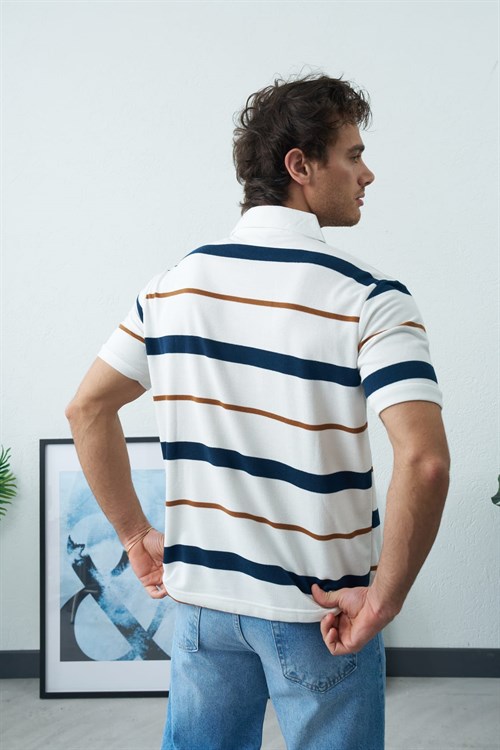 Wholesale Mens White Polo T-Shirt