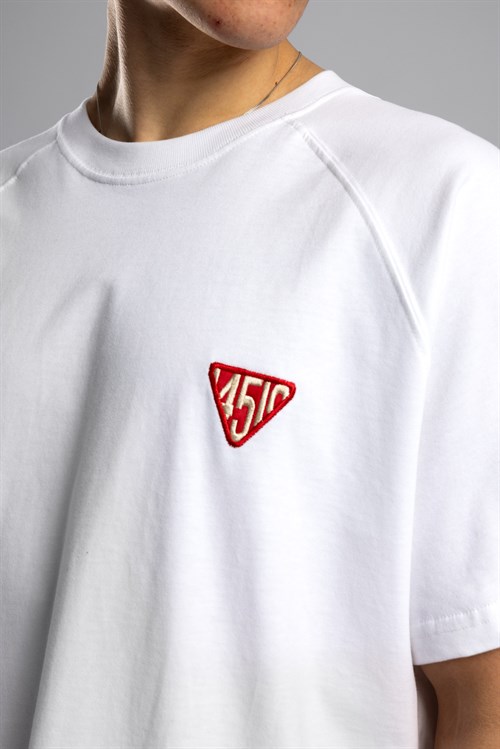 Wholesale Mens White Printed T-shirt