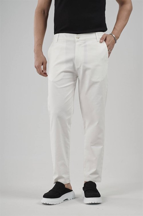 Wholesale Mens White Relaxed Pants