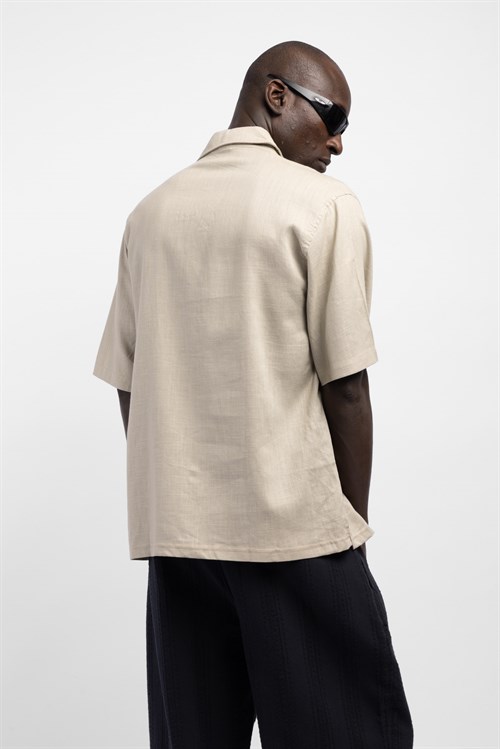 Wholesale Mens Beige Shirt