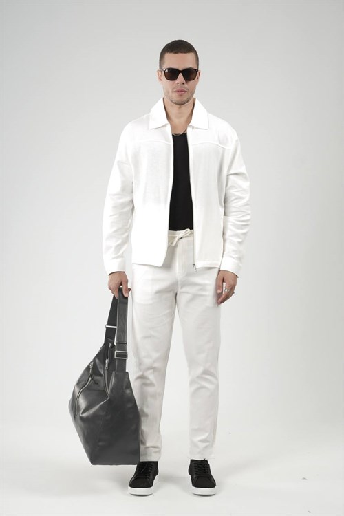 Wholesale Mens White Shirt and Pants Set