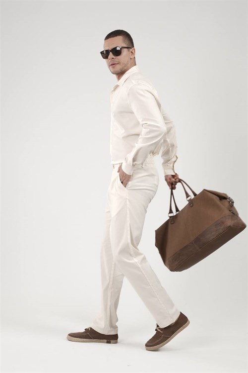 Wholesale Mens White Shirt and Pants Set