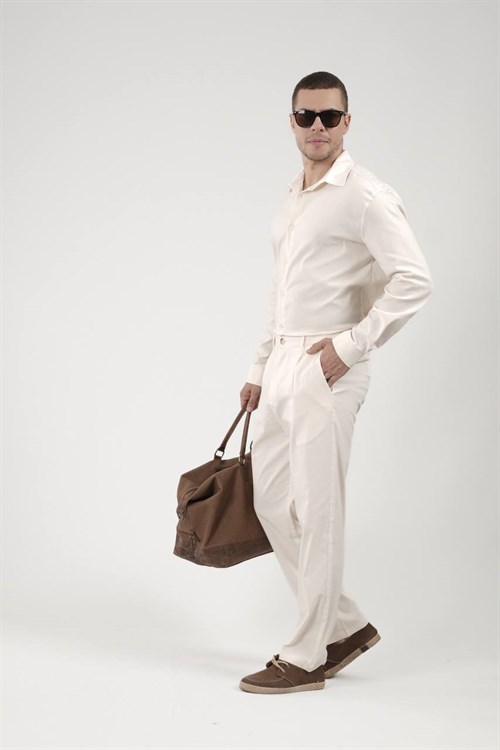 Wholesale Mens White Shirt and Pants Set