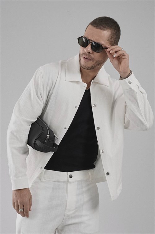 Wholesale Mens White Shirt and Pants Set