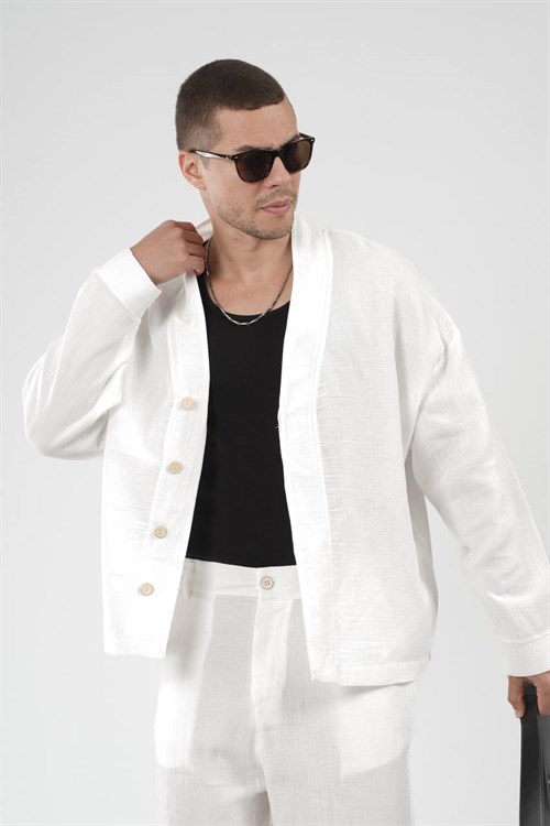 Wholesale Mens White Shirt and Pants Set