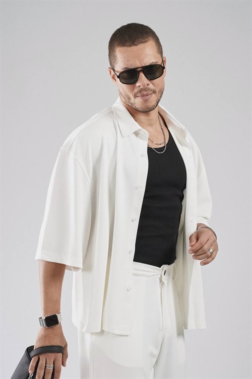 Wholesale Mens White Shirt and Pants Set