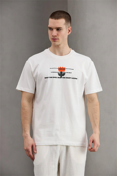 Wholesale Mens White T-Shirt