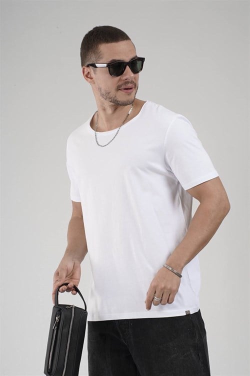 Wholesale Mens White T-Shirt