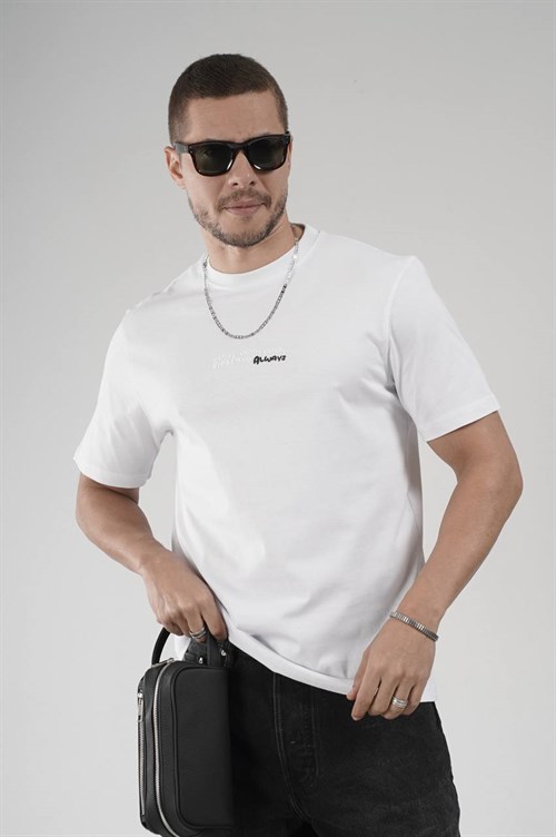 Wholesale Mens White T-Shirt