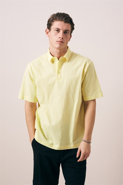 Wholesale Mens Yellow Polo T-Shirt