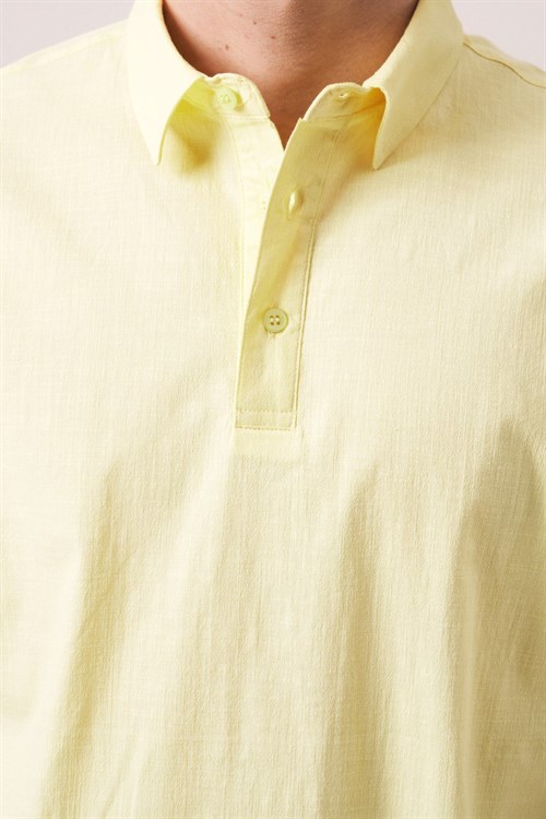 Wholesale Mens Yellow Polo T-Shirt