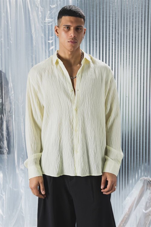 Wholesale Mens Yellow Shirt