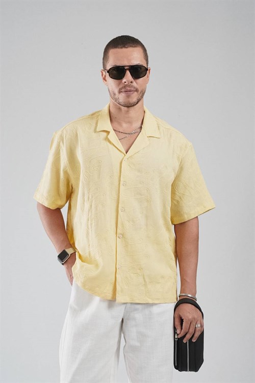 Wholesale Mens Yellow Shirt