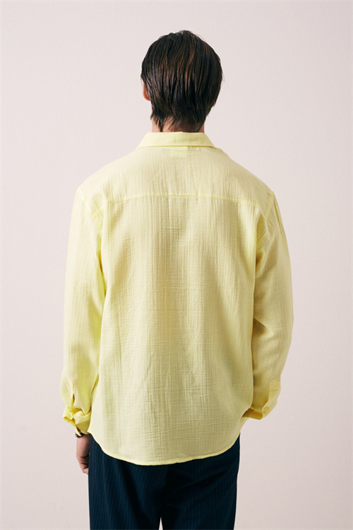 Wholesale Mens Yellow Shirt