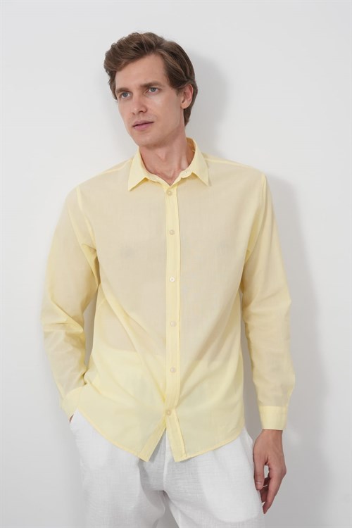 Wholesale Mens Yellow Shirt