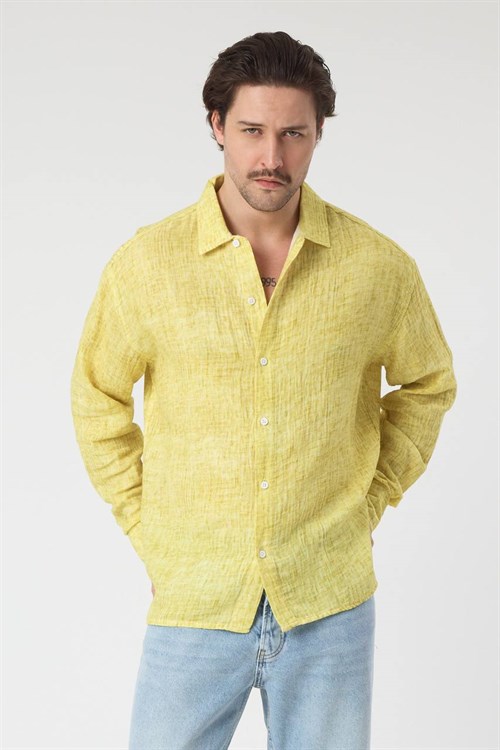 Wholesale Mens Yellow Shirt