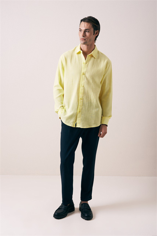 Wholesale Mens Yellow Shirt