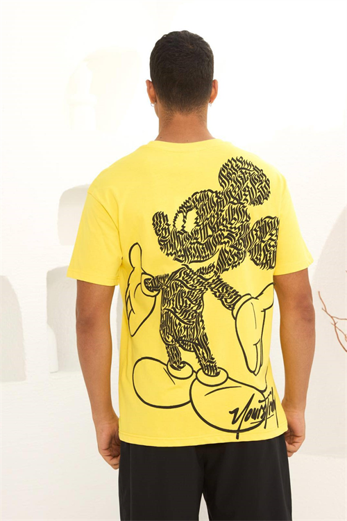 Wholesale Mens Yellow T-Shirt
