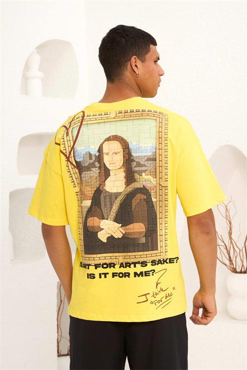 Wholesale Mens Yellow T-Shirt