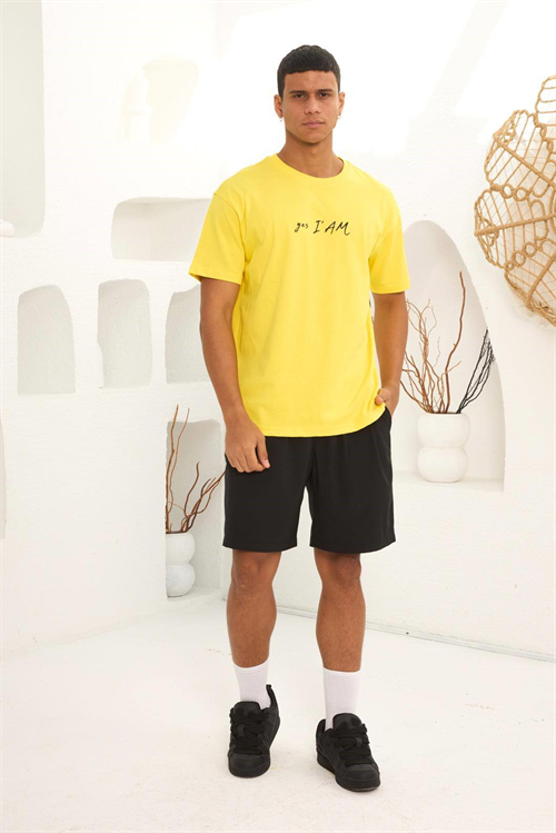 Wholesale Mens Yellow T-Shirt