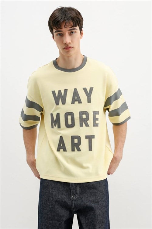 Wholesale Mens Yellow T-Shirt