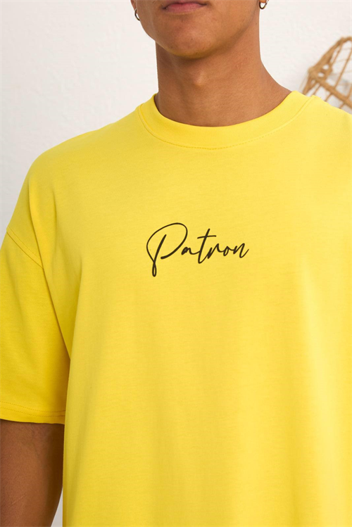 Wholesale Mens Yellow T-Shirt