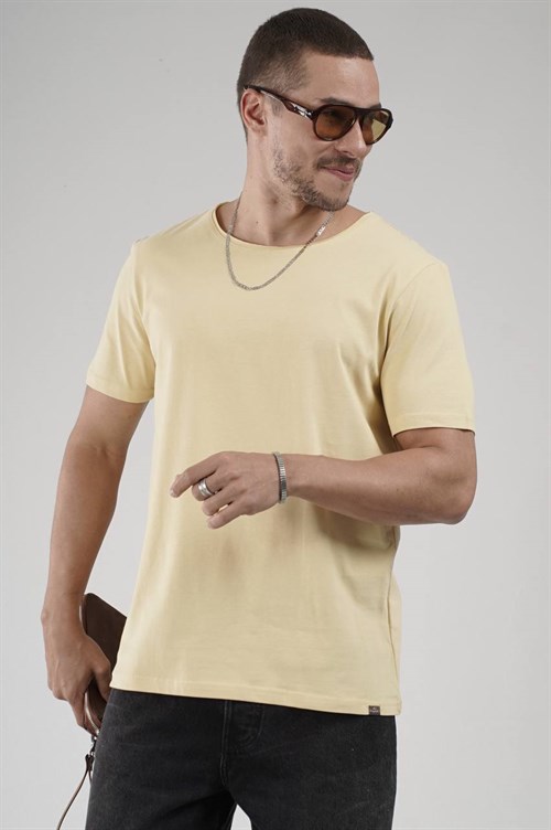 Wholesale Mens Yellow T-Shirt