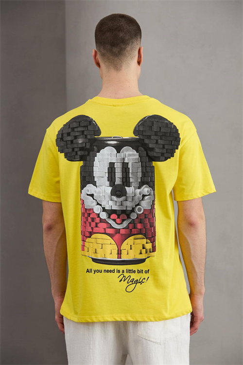 Wholesale Mens Yellow T-Shirt