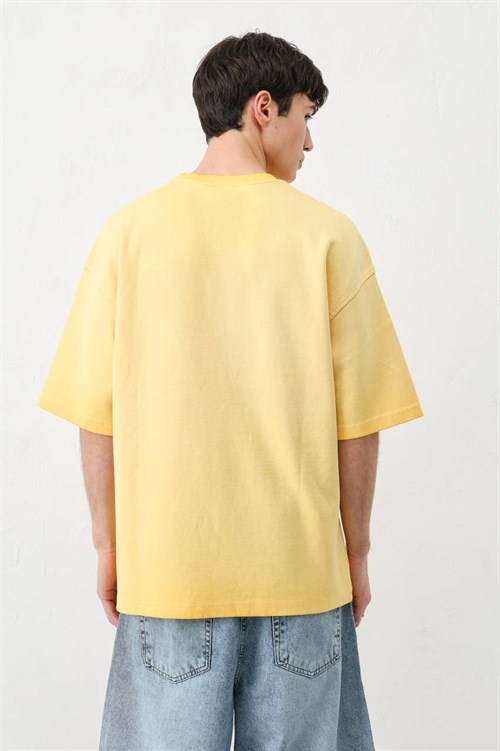 Wholesale Mens Yellow T-Shirt