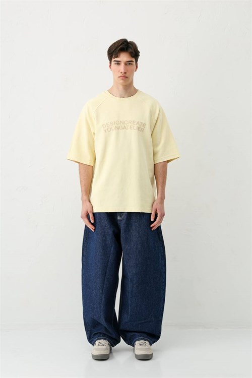 Wholesale Mens Yellow T-Shirt
