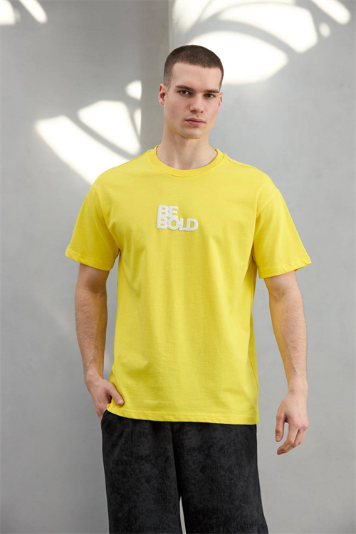 Wholesale Mens Yellow T-Shirt
