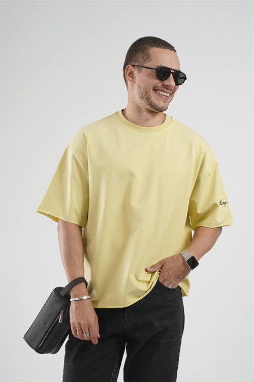 Wholesale Mens Yellow T-Shirt