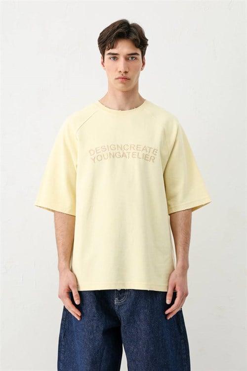 Wholesale Mens Yellow T-Shirt