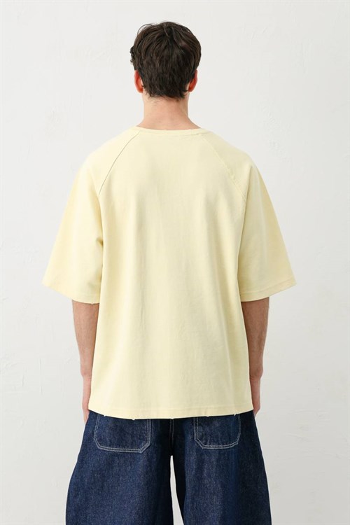 Wholesale Mens Yellow T-Shirt